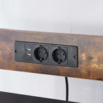 3-Tier Bakers Rack with built-in SA power outlets and USB port for convenient appliance connectivity.