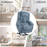 Electric lift recliner KJ-8819 with lumbar heating and vibration massage