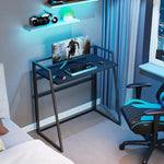 Modern Folding Office Desk with Top Shelf SD-S06 – product image 4