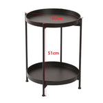 2 Tier Side Table with Storage Tray – Modern Coffee Table – product image 12