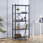 Mobile Kitchen Shelf with 3, 4 & 5 Tier Storage for organizing kitchen, bathroom, or office spaces.