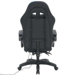 Back view of an Ergonomic RGB LED Gaming Chair showcasing premium design and dynamic lighting features.
