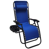Folding Recliner Chair Lounger With Tray - Set Of 2 BSC-012