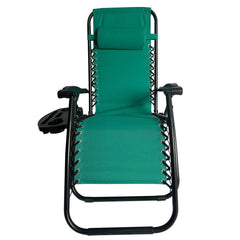 Folding Recliner Chair Lounger With Tray - Set Of 2 BSC-012