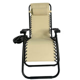 Folding Recliner Chair Lounger With Tray - Set Of 2 BSC-012