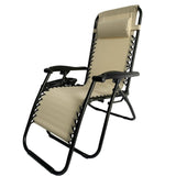 Folding Recliner Chair Lounger With Tray - Set Of 2 BSC-012