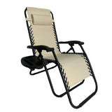 Folding Recliner Chair Lounger With Tray - Set Of 2 BSC-012
