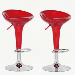 Set of 2 A01 black bar stools for kitchen1