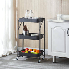 3-Tier Storage Cart SF-KJ6706 for organizing and decluttering spaces1