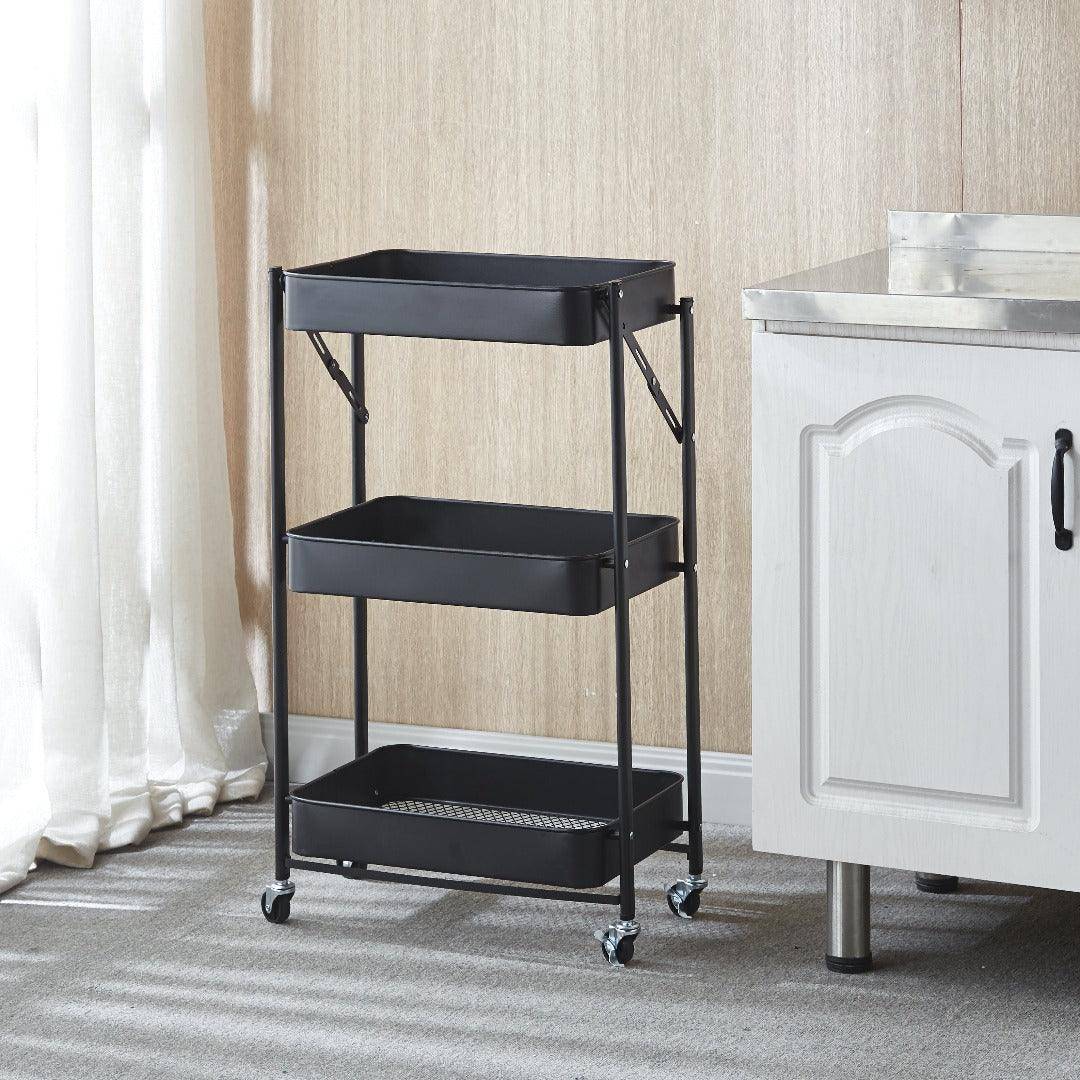 3-Tier Storage Cart SF-KJ6706 for organizing and decluttering spaces5