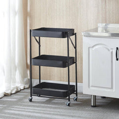 3-Tier Storage Cart SF-KJ6706 for organizing and decluttering spaces5