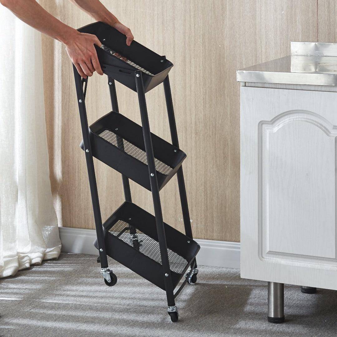 3-Tier Storage Cart SF-KJ6706 for organizing and decluttering spaces3