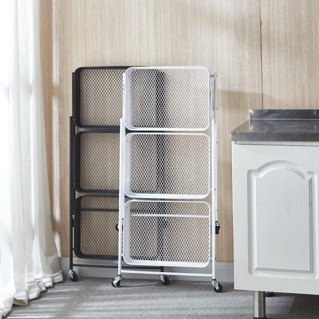 3-Tier Storage Cart SF-KJ6706 for organizing and decluttering spaces8