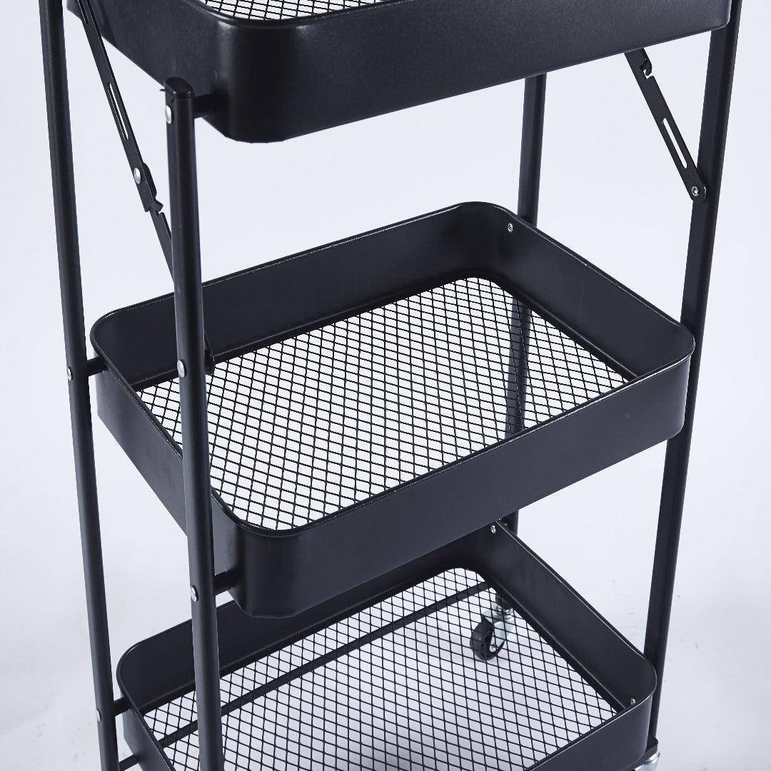 3-Tier Storage Cart SF-KJ6706 for organizing and decluttering spaces4