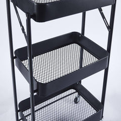 3-Tier Storage Cart SF-KJ6706 for organizing and decluttering spaces4