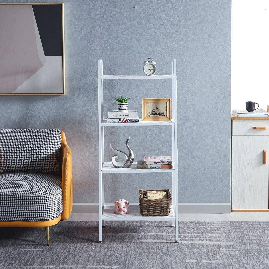 4-Tier Ladder Shelf SF-KJT12 for organized storage and display0