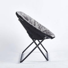 Luxurious Velvet Moon Chair - Elegant & Comfy Seating CR-0015