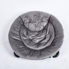 Luxurious Velvet Moon Chair - Elegant & Comfy Seating CR-00114