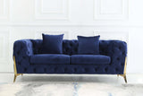 Velvet Deluxe Couches L8001 in elegant design2