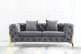 Velvet Deluxe Couches L8001 in elegant design1