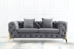 Velvet Deluxe Couches L8001 in elegant design1