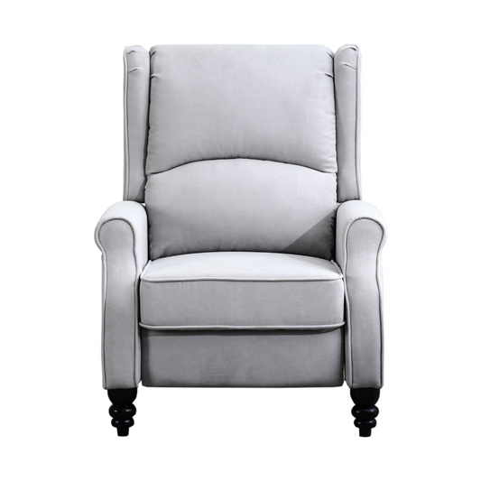 Micasa Push Back Recliner Chair- Grey - CR-HL2008