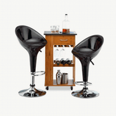 Acrylic Dome Bar Stool set of 2 in one box A051