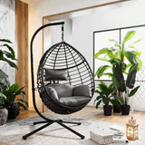 Dome Shaped Swing Chair F-90 for comfortable outdoor seating0
