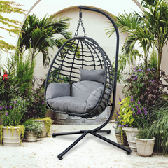 Spacious Swing Chair F-93, large room swing chair with sling folding mechanism, big comfy swivel chair with wide seat