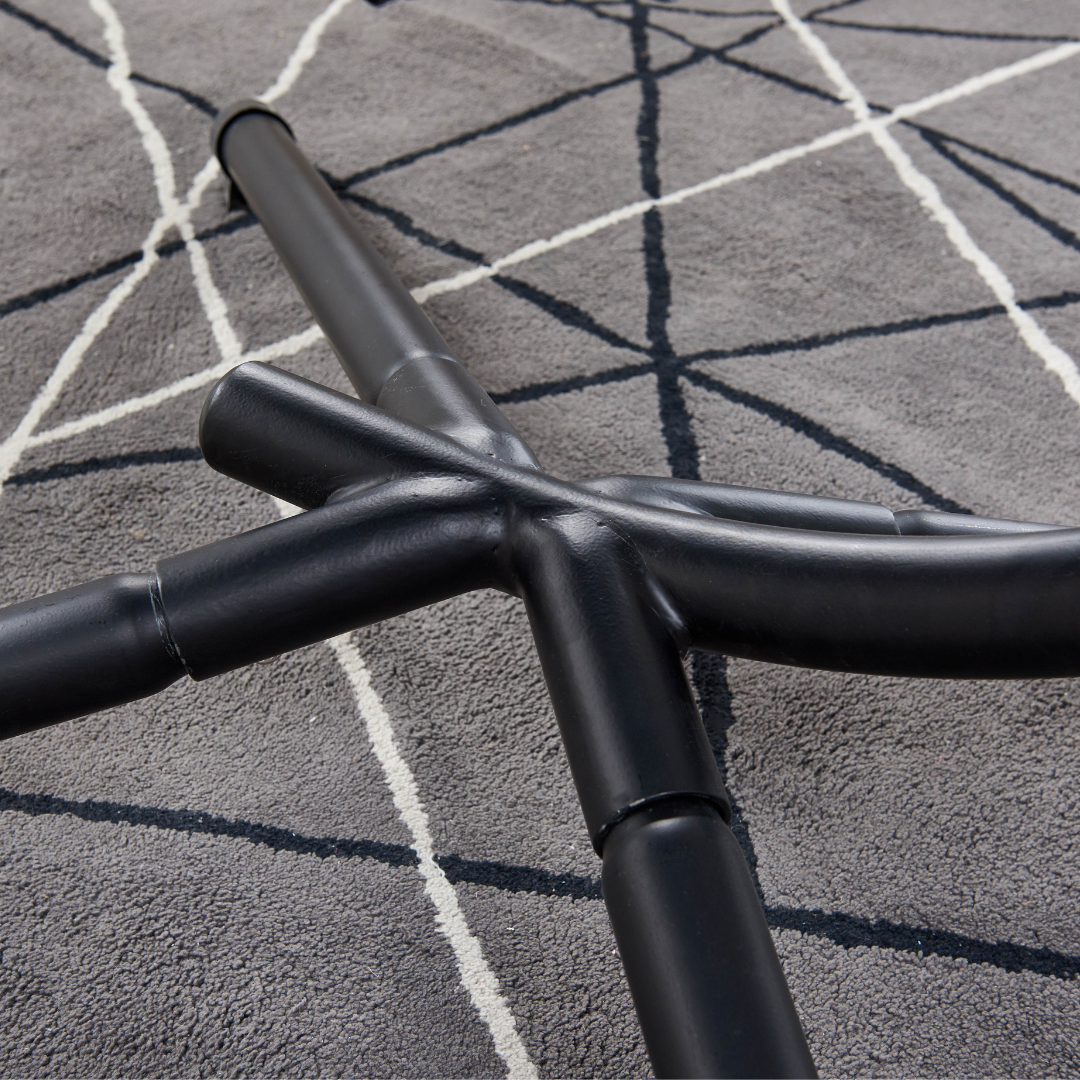 Spacious Swing Chair F-93, large room swing chair with sling folding mechanism, big comfy swivel chair with wide seat