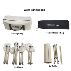 Kids Portable Mini Camping Chairs and Table Set DT-149