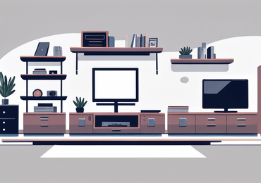 The T-103: The Grey Wood TV Stand That Will Revolutionize Your Space
