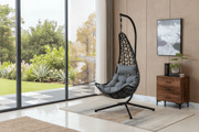 Hanging chair South Africa – Outdoor Hammock Swing Chair F95 in grey in modern South African living space - ArtisanSA