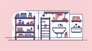 Transform Your South African Bathroom with a Stylish 3-Tier Ladder Shelf - ArtisanSA South Africa