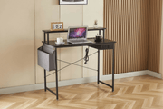 Office desk South Africa – Modern Computer Desk with Power Outlets in professional home office setup - ArtisanSA
