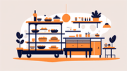 Unlock the Potential of Your South African Home: The Many Uses of a Round Bar Cart - ArtisanSA South Africa