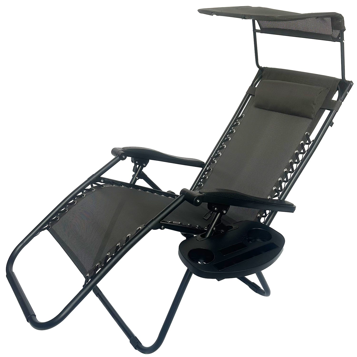 Sun Lounger Recliner Chair BSC-005 Grey