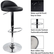Close-up of CR-B02 faux leather seat and low backrest