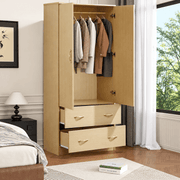 2 Door Wardrobe with Mirror and Drawers