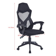 Ergonomic Office Chair Gamer Chair Home Recliner Gaming Chair Mesh Back - Black OC-015/JL-015