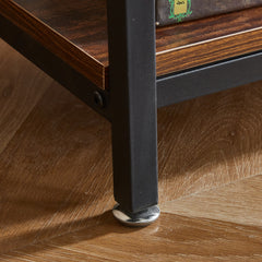 Bookcase Industrial Storage Rack Shelf SF-01 Buring wood