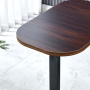 Close-up of the Modern Two-Tone End Table OT-106 showing its sleek top and rounded edges.