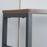 Industrial Bookcase with Cabinet – 4-Tier