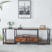 TV Stand Media Console with Storage Shelves TV-17 Berlin Rustic