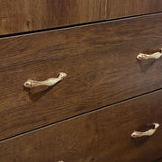 Wooden dresser with gold handles | Artisansa SA