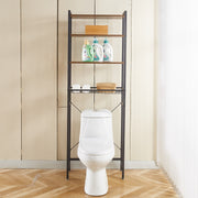 Over Toilet Bathroom Shelf with Storage Basket
