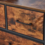 5 Drawer Storage Cabinet OT-118 Metal Handles Detail - ArtisanSA
