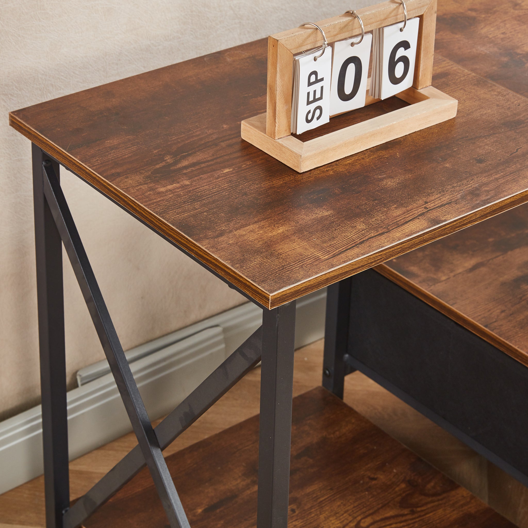 TV Stand Media Console with Storage Shelves TV-17 Berlin Rustic