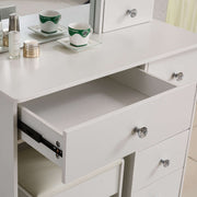 Dressing Table with Mirror DR-15 6 Storage Drawers - ArtisanSA