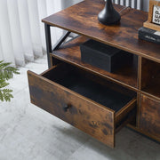 TV Stand Media Console with Storage Shelves TV-14